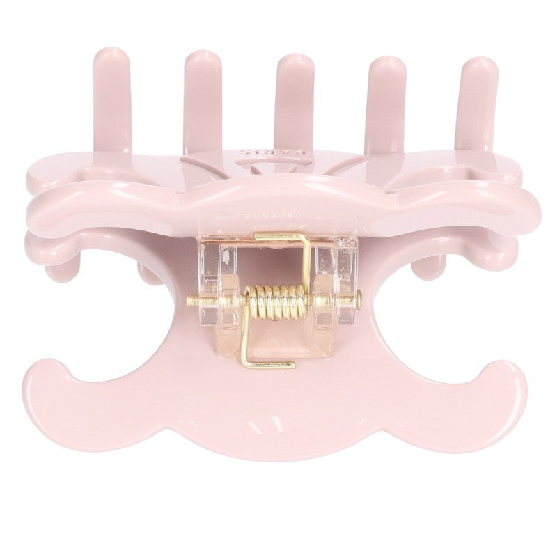 CELINE Triomphe Large Hair Claw Pink