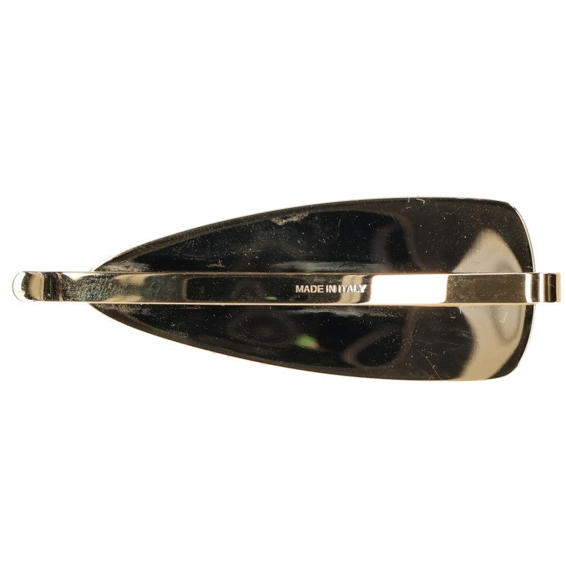 MIUMIU 5IF147 Enamel Metal Black Gold