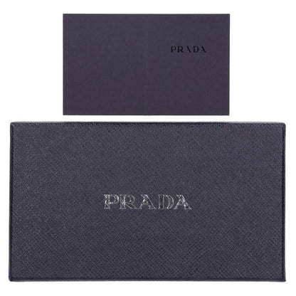 PRADA Triangle Plate Saffiano Leather Pink