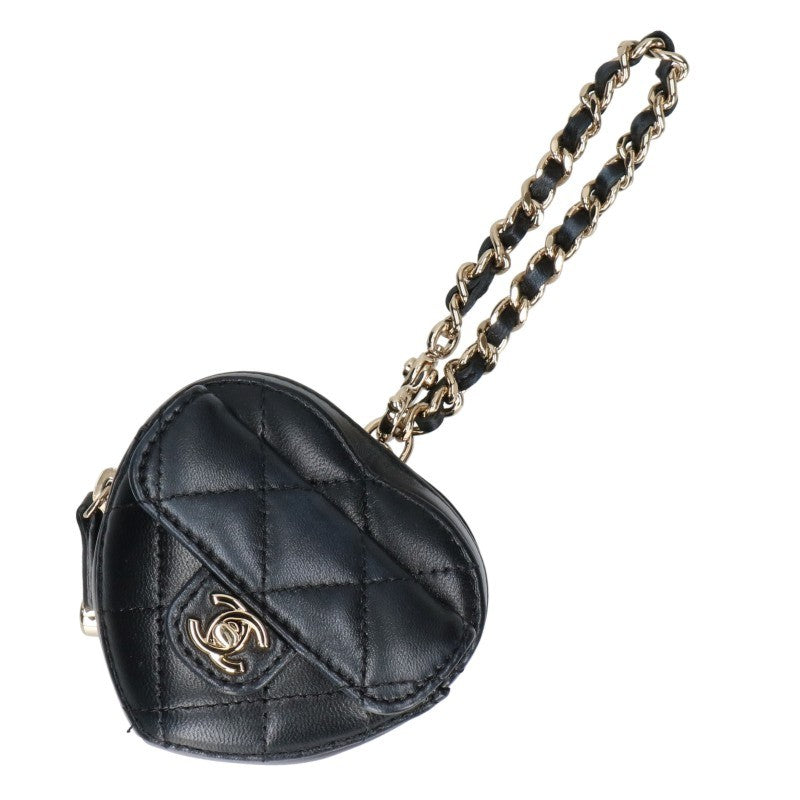 CHANEL 25AW Matelasse Mini Heart Lambskin Bag Size ONE SIZE