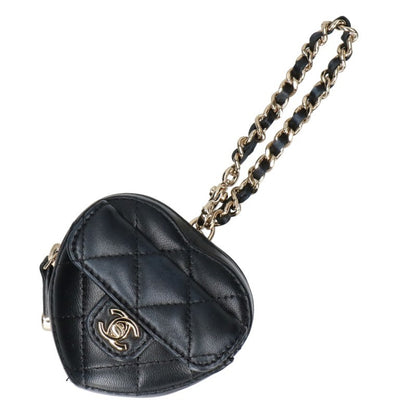 CHANEL 25AW Matelasse Mini Heart Lambskin Bag Size ONE SIZE