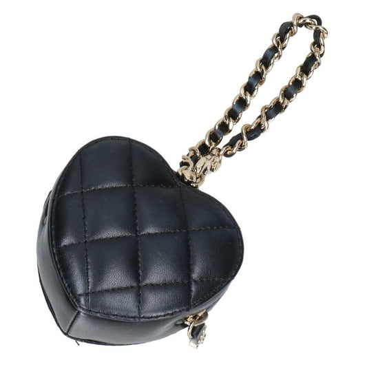 CHANEL 25AW Matelasse Mini Heart Lambskin Bag Size ONE SIZE