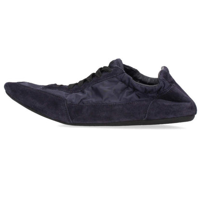 Prada 25SS Re-Nylon Suede Navy Sneakers Size 35
