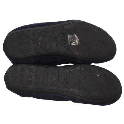 Prada 25SS Re-Nylon Suede Navy Sneakers Size 35