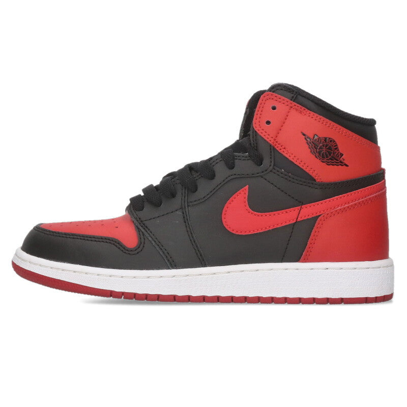 Nike Air Jordan 1 Retro High OG Black Red Size 24.5CM