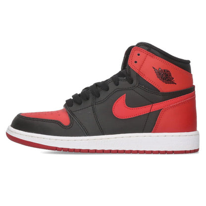 Nike Air Jordan 1 Retro High OG Black Red Size 24.5CM