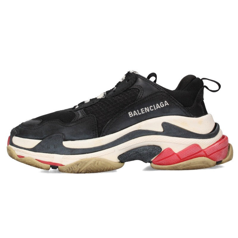 Balenciaga TRIPLE S TRAINERS Black White Red Size 37