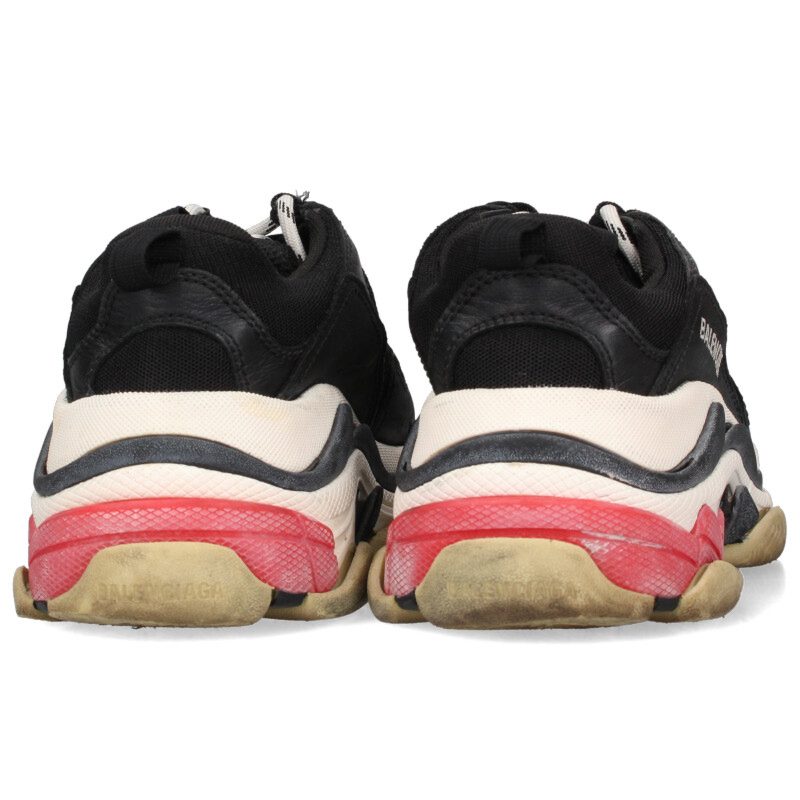 Balenciaga TRIPLE S TRAINERS Black White Red Size 37