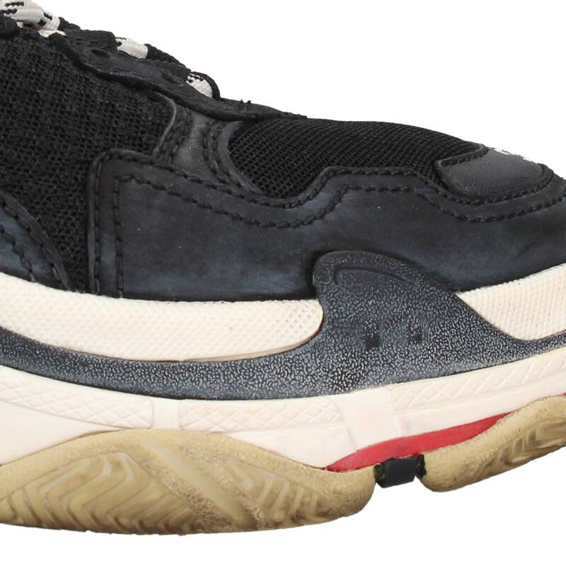 Balenciaga TRIPLE S TRAINERS Black White Red Size 37