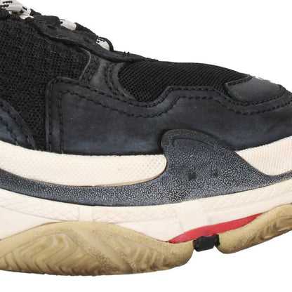 Balenciaga TRIPLE S TRAINERS Black White Red Size 37