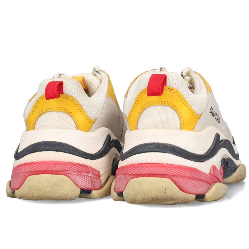 Balenciaga TRIPLE S TRAINERS White Yellow Size 36