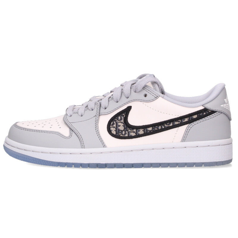 Dior x Nike Air Jordan 1 Low OG Gray Black Size 24.5CM