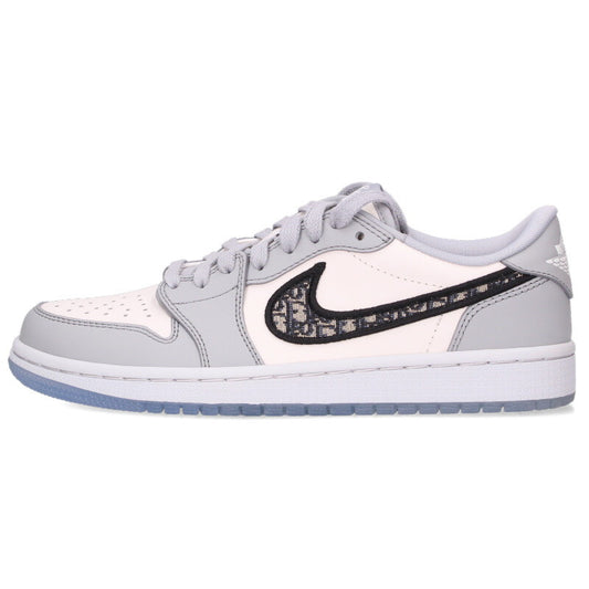 Dior x Nike Air Jordan 1 Low OG Gray Black Size 24.5CM