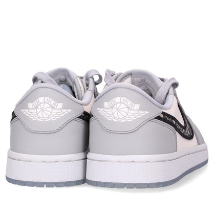 Dior x Nike Air Jordan 1 Low OG Gray Black Size 24.5CM