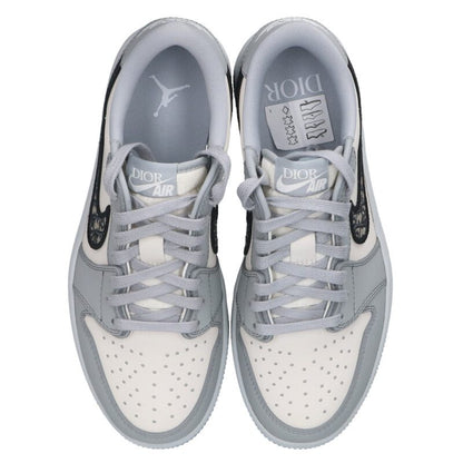 Dior x Nike Air Jordan 1 Low OG Gray Black Size 24.5CM