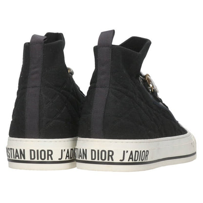 Dior WALK`N DIOR Cannage High-Cut Sneakers Black Size 42