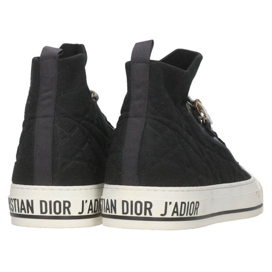 Dior WALK`N DIOR Cannage High-Cut Sneakers Black Size 42