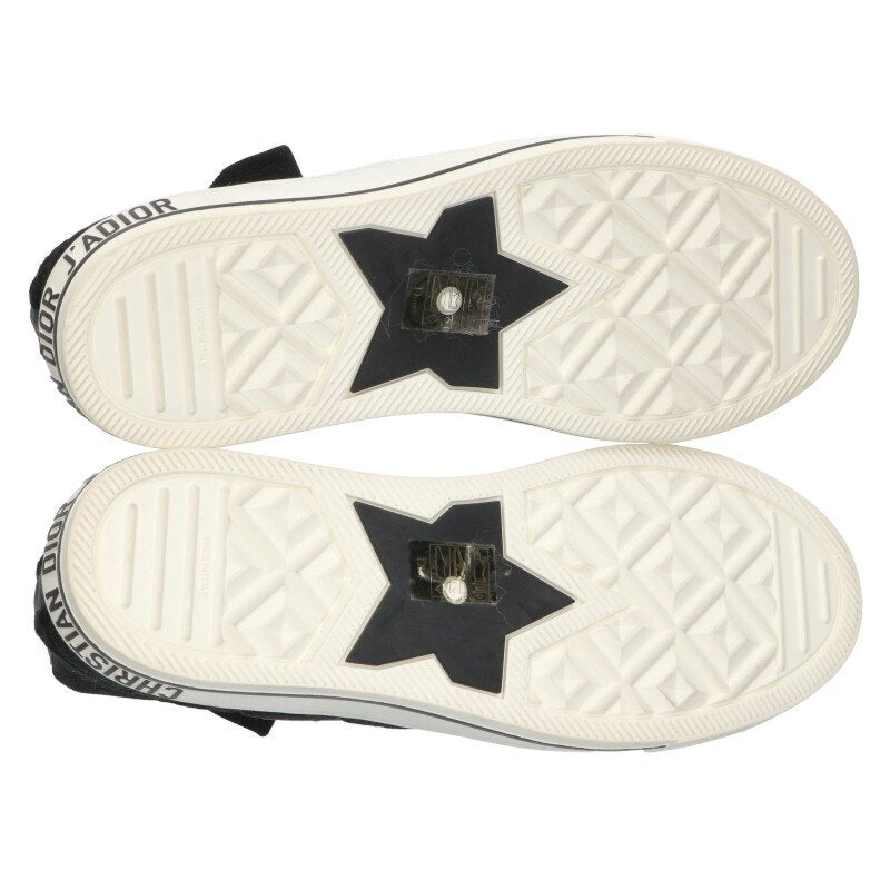 Dior WALK`N DIOR Cannage High-Cut Sneakers Black Size 42
