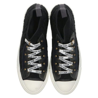 Dior WALK`N DIOR Cannage High-Cut Sneakers Black Size 42