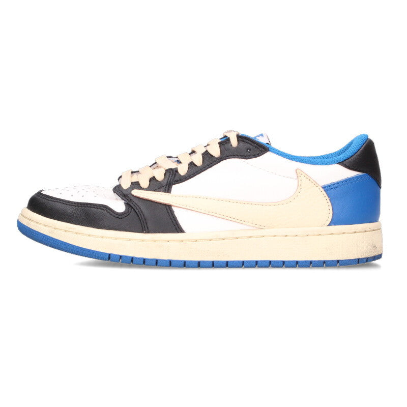 Nike AJ1 Low Fragment Military Blue Sneakers Size 24CM