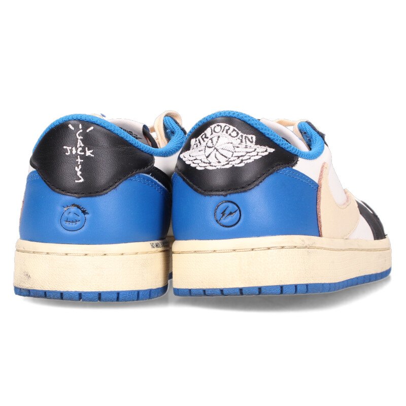 Nike AJ1 Low Fragment Military Blue Sneakers Size 24CM