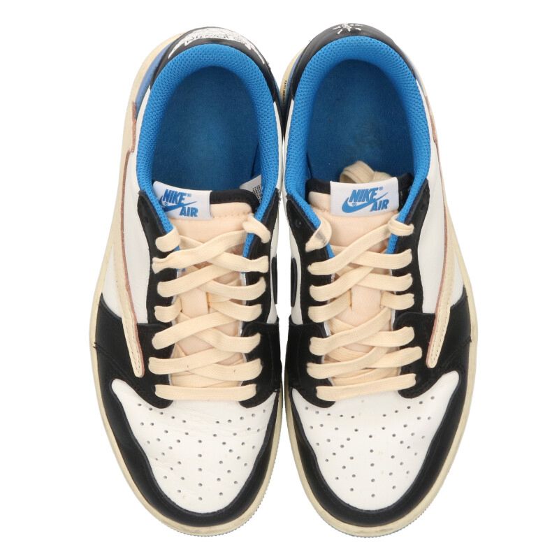 Nike AJ1 Low Fragment Military Blue Sneakers Size 24CM