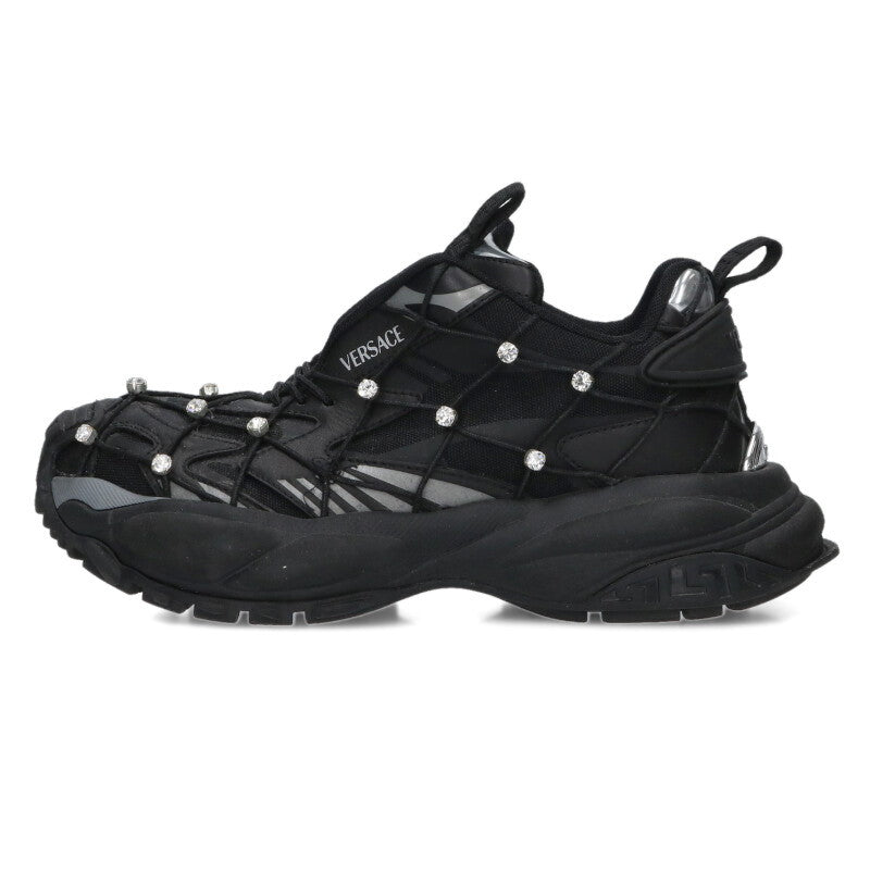 Versace Mercury Black Sneakers Size 24CM