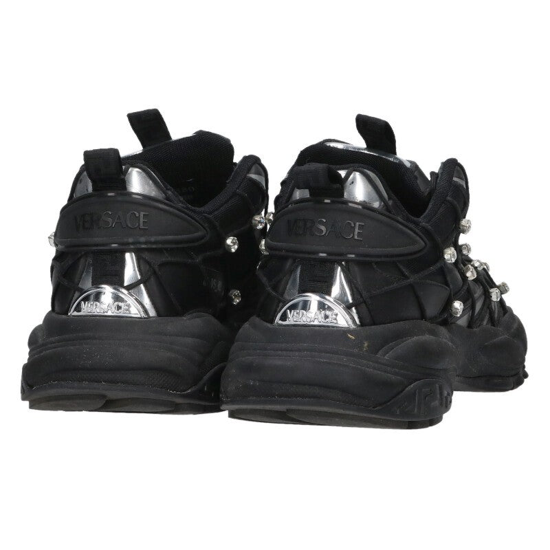 Versace Mercury Black Sneakers Size 24CM