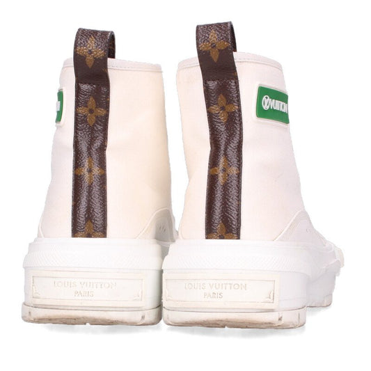 Louis Vuitton Squad Line Canvas High-Top Sneakers Size 37.5