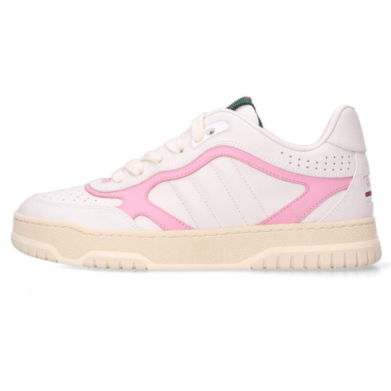 Gucci White Pink Sneakers Size 36.5