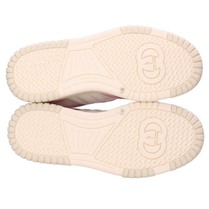 Gucci White Pink Sneakers Size 36.5