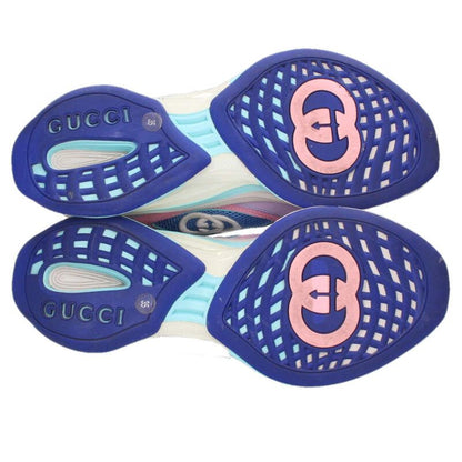 Gucci RUN Purple Blue Lace-up Low Top Sneakers Size 35
