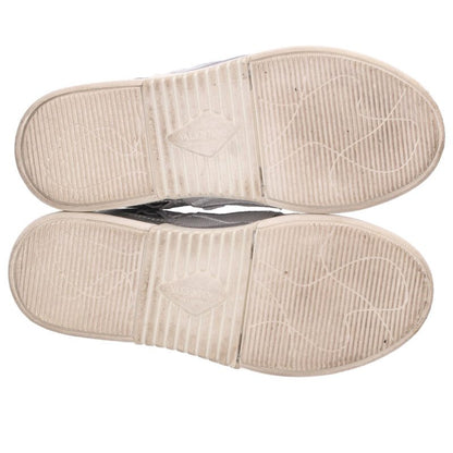 Valentino Silver Logo Embroidered Low-Cut Sneakers Size 35.5