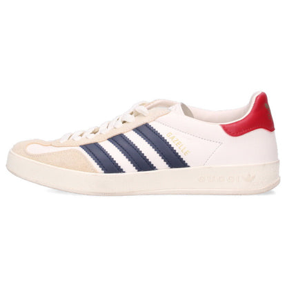 Gucci Gazelle Sideline Leather Sneakers White Size 21CM