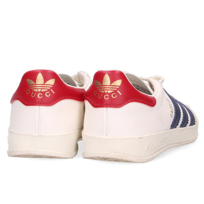 Gucci Gazelle Sideline Leather Sneakers White Size 21CM