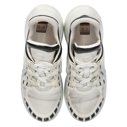 Louis Vuitton Arclight Leather Hi-Top Sneakers White Size 35