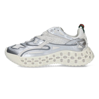 Gucci Cubed Silver & White Sneakers Size 37
