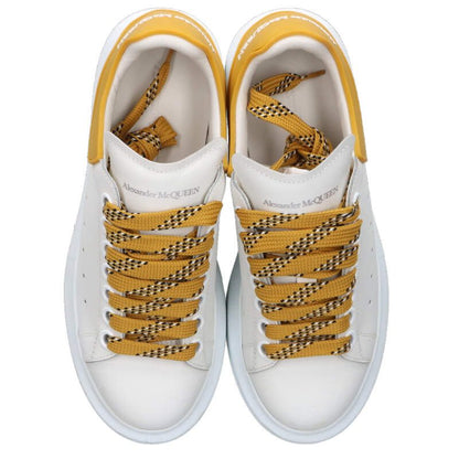 Alexander McQueen Oversize Leather Yellow Sneakers Size 34.5