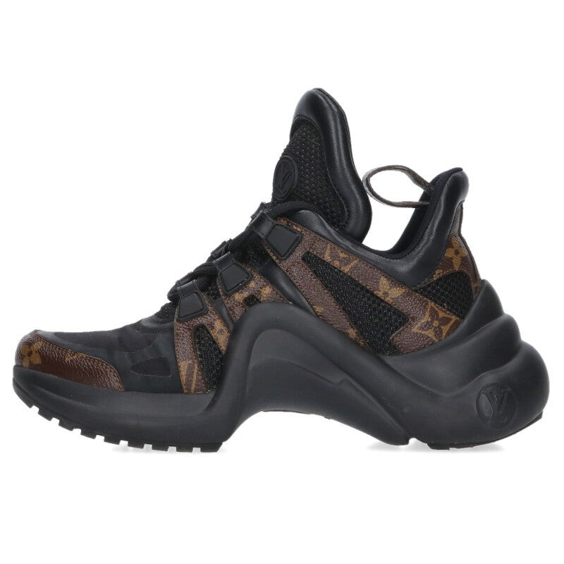 Louis Vuitton Arclight Monogram Sneakers Brown Black Size 35