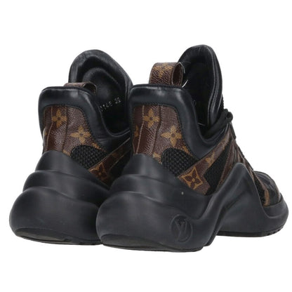 Louis Vuitton Arclight Monogram Sneakers Brown Black Size 35