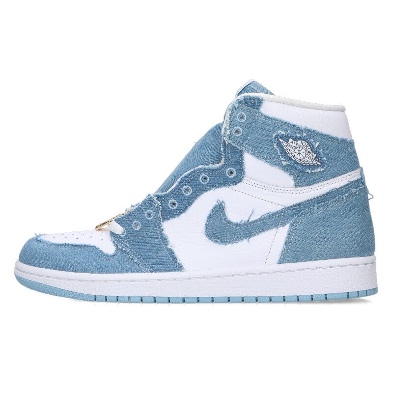 Nike Air Jordan 1 High OG Denim Indigo Sneakers Size 28CM