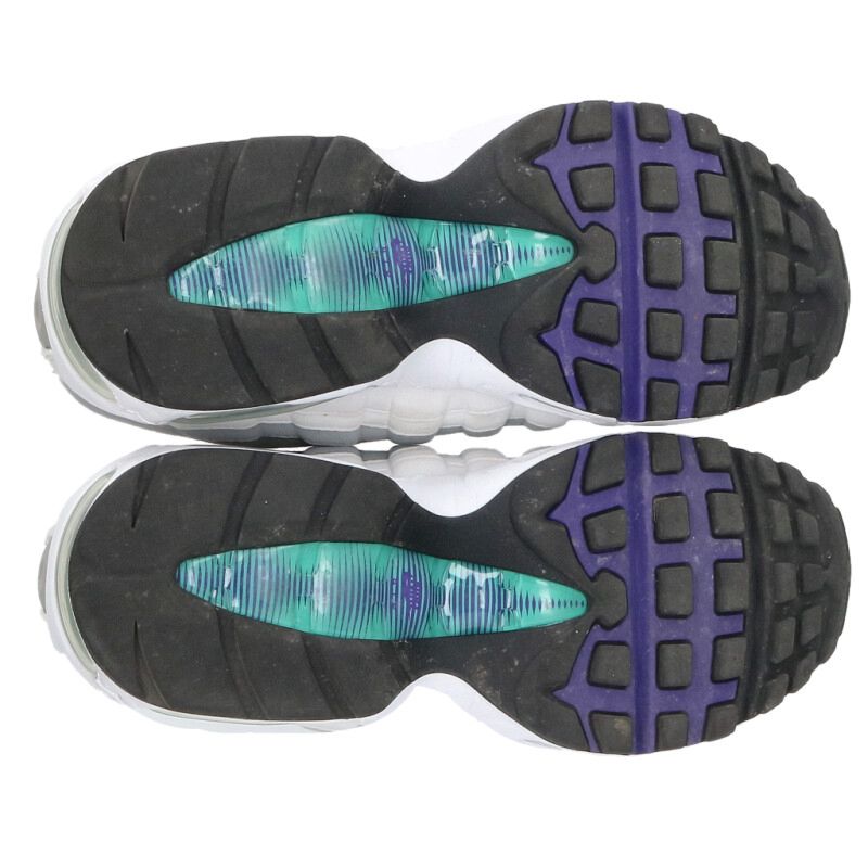 NIKE W Air Max 95 "Grape" White/Purple Big Bubble Size 9