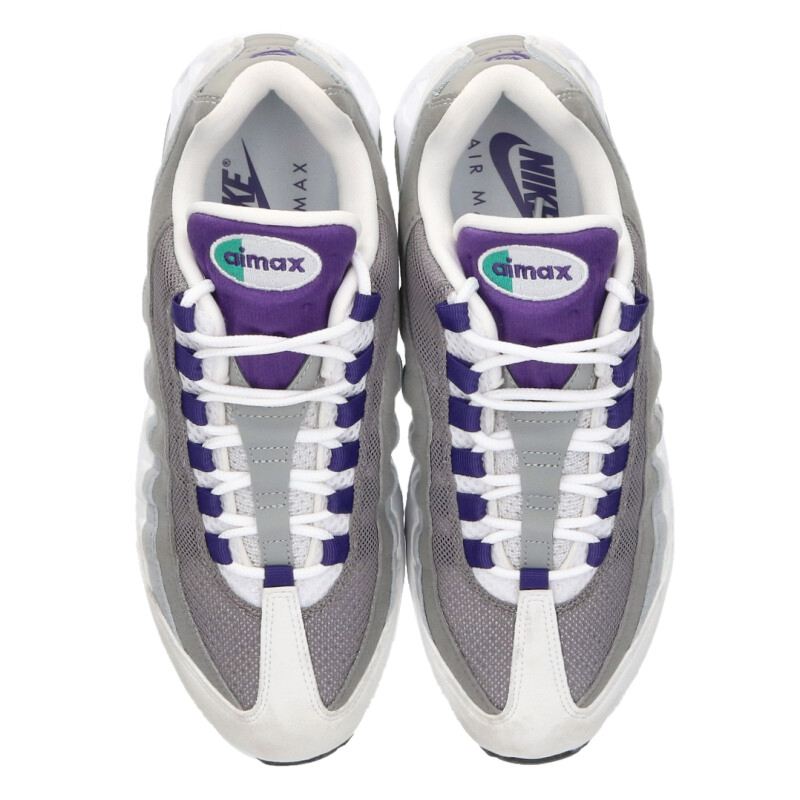 NIKE W Air Max 95 "Grape" White/Purple Big Bubble Size 9