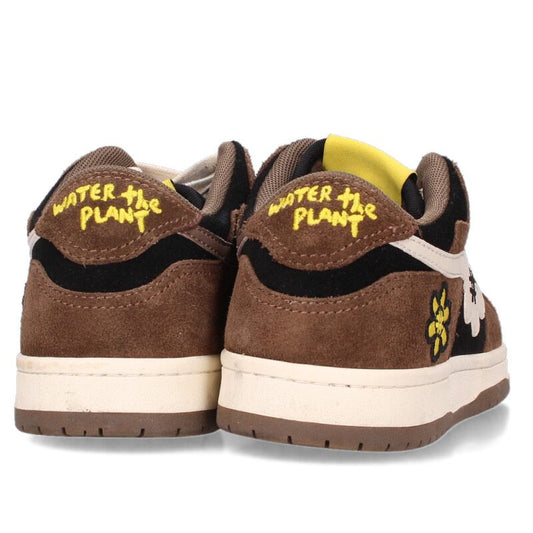 Vintage Flower Logo Low-Cut Sneakers Brown/Black Size 23.5CM