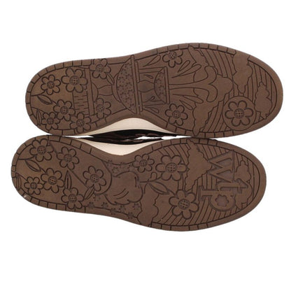 Vintage Flower Logo Low-Cut Sneakers Brown/Black Size 23.5CM