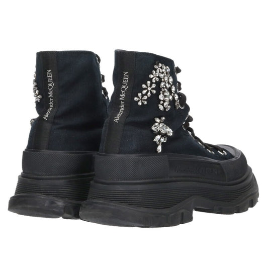 Alexander McQueen Crystal Tread Slick High-Top Size 38.5