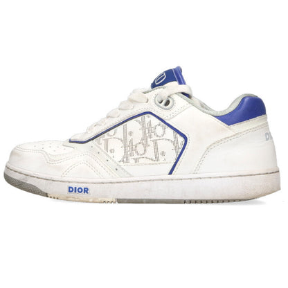 Dior Oblique B27 Low-Top White Blue Sneakers Size 38