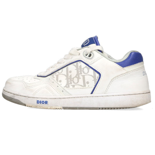 Dior Oblique B27 Low-Top White Blue Sneakers Size 38
