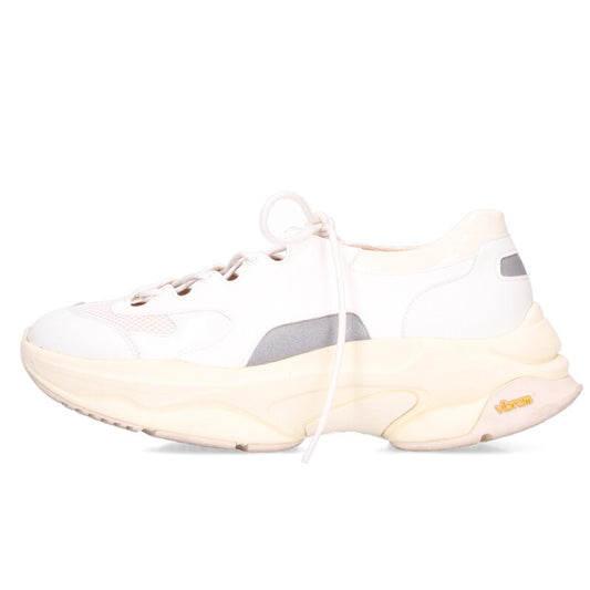 Vintage Rhodolirion White Leather Low-Cut Sneakers Size 38