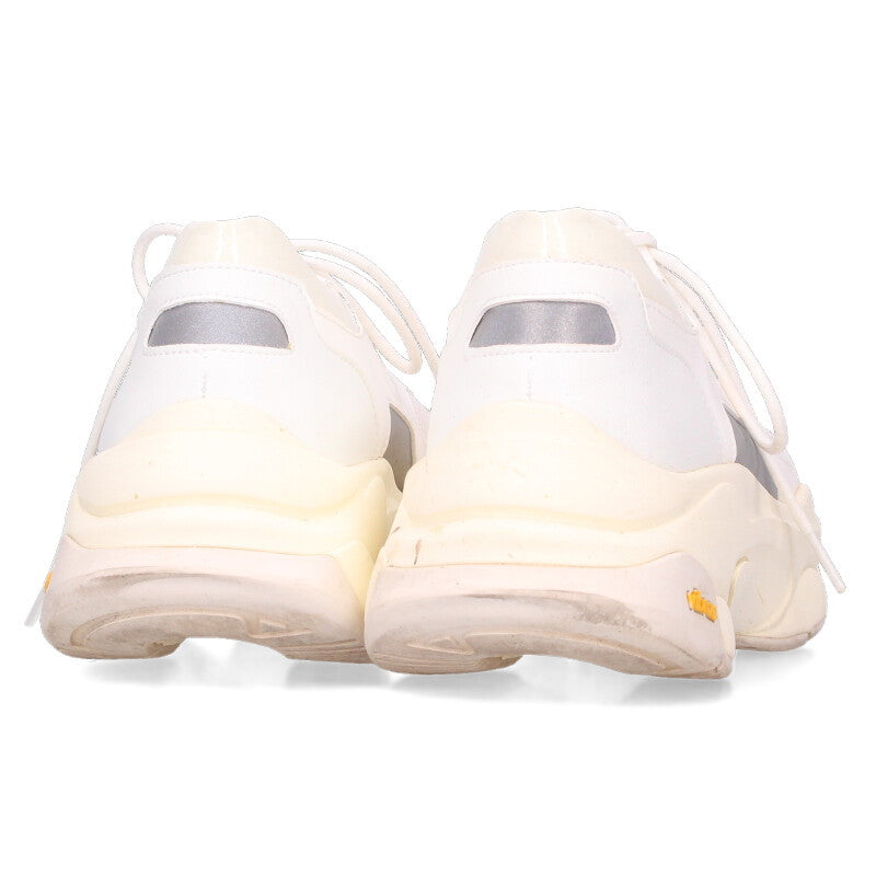 Vintage Rhodolirion White Leather Low-Cut Sneakers Size 38